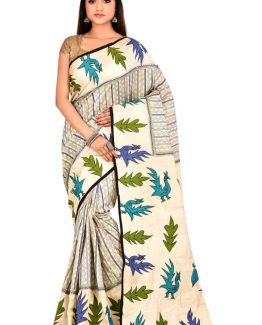 Kantha Work Saree