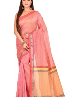 CrazyLooms-Maheswari Cotton Silk Pink