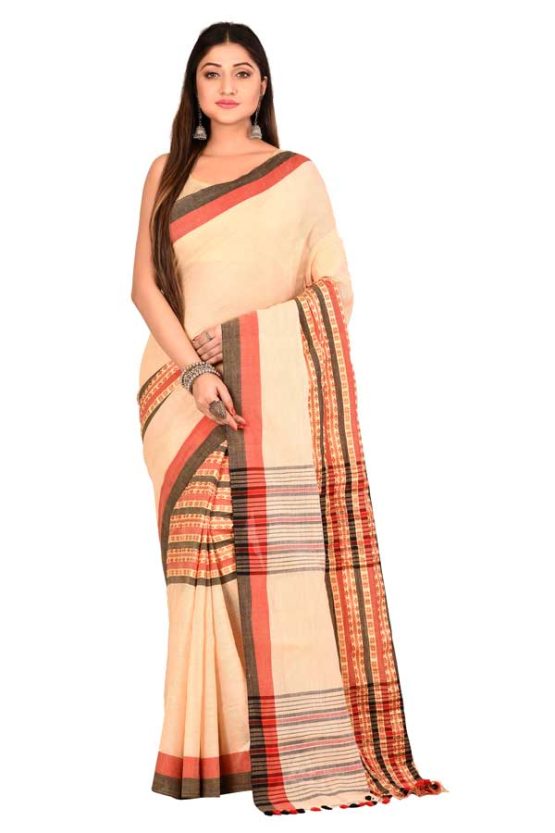 CrazyLooms-Dhanekhali Cotton Saree