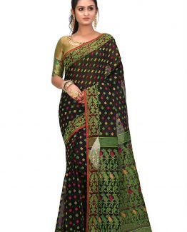 Jacquard Jamdani Saree