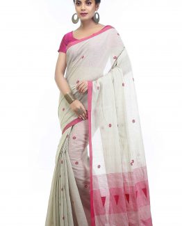 Jamdani Handspun Cotton Saree