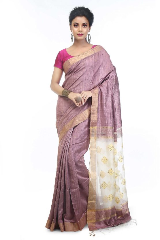 Jamdani Matka Silk Saree