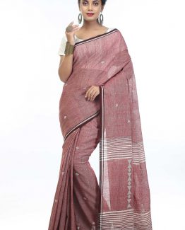 jamdani handspun cotton saree