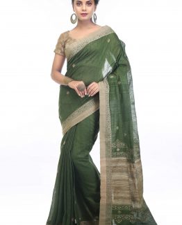 Jamdani Matka Silk Saree