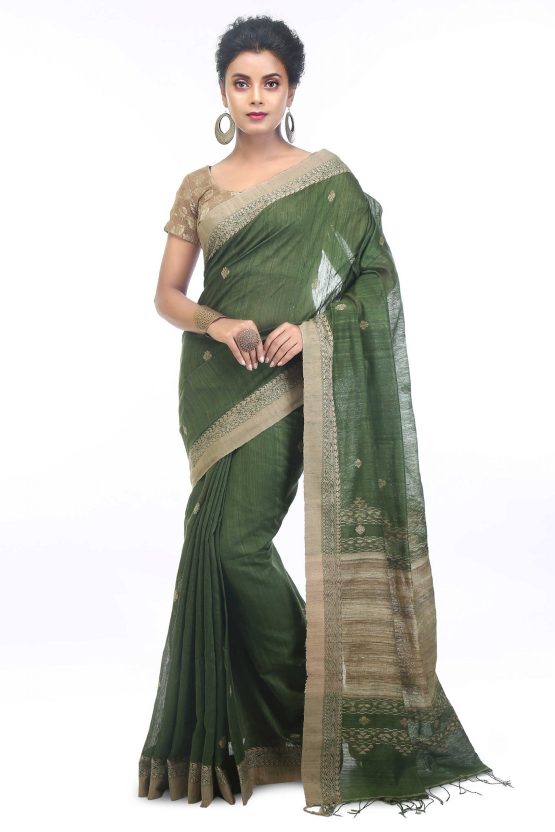 Jamdani Matka Silk Saree