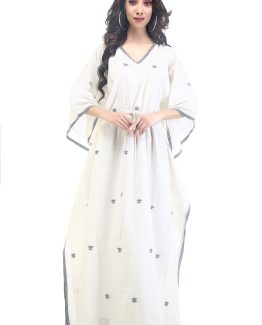 jamdani kaftan