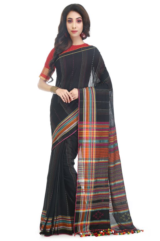 Bhujodi Handspun Cotton Saree