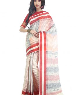 Bhujodi Handspun Cotton Saree