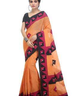 Handcrafted Applique saree