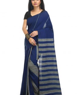 khesh cotton saree-Grey Fantasy