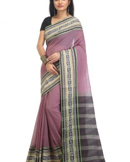 Tangail Cotton Saree-Purple Malar