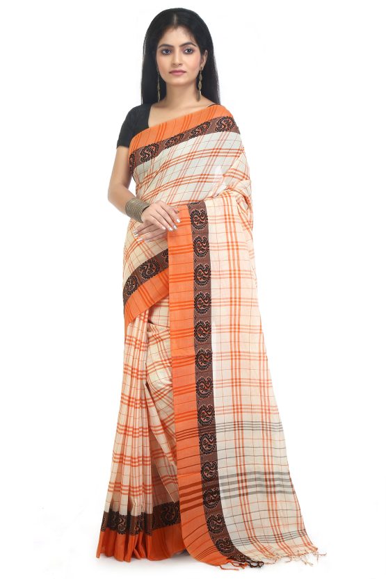 Tangail Cotton Saree-Arancu