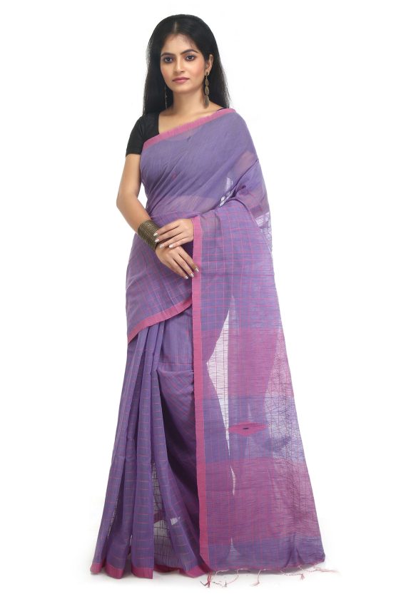 Fulia Cotton Saree-Morning Glory