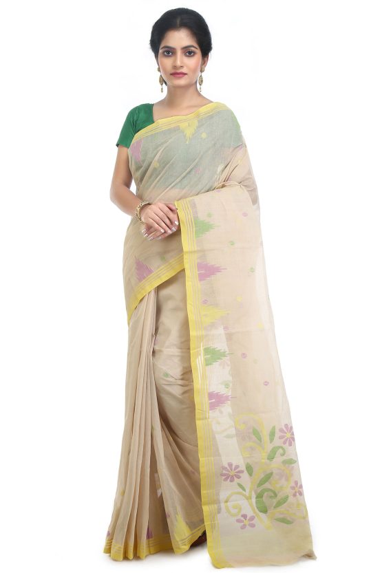 Jamdani Saree- SunFlower