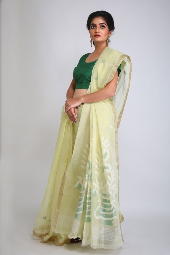 Jamdani Saree-Shaboriya