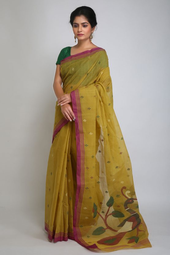 Jamdani Saree-Majestic Tree