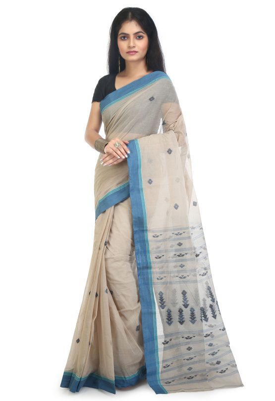 Jamdani Saree-Egret