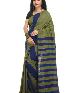 Khesh Cotton Saree-Glory Of Green