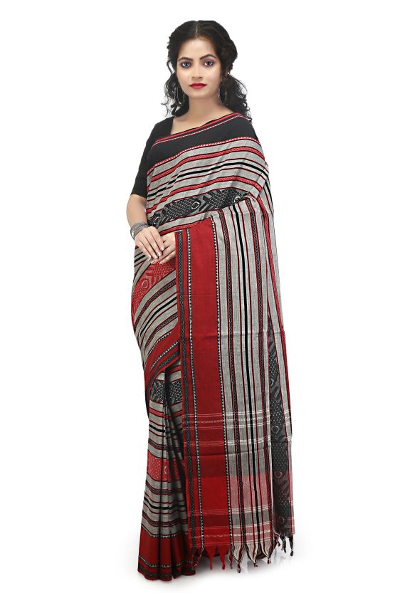 Dhaniakhali Cotton Saree-Bengal Barb