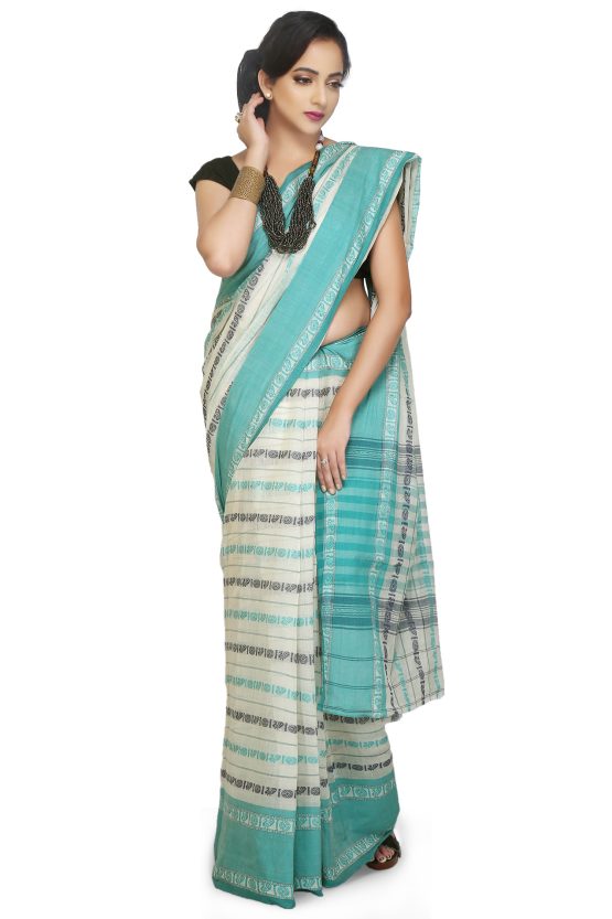 Dhaniakhali Cotton Saree-Anjeer