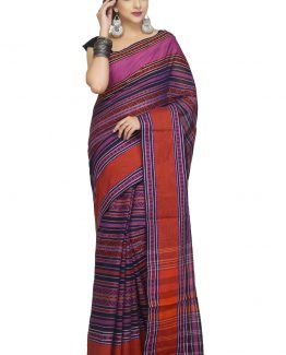 Dhaniakhali Cotton Saree-Khajoor