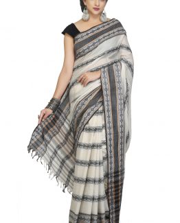 Dhaniakhali Cotton Saree-Kalava