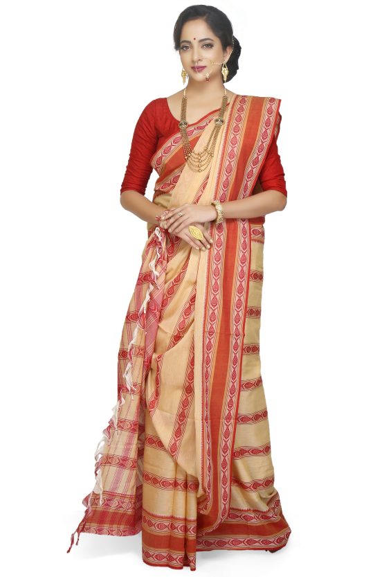 Dhaniakhali Cotton Saree-Thogai Meen