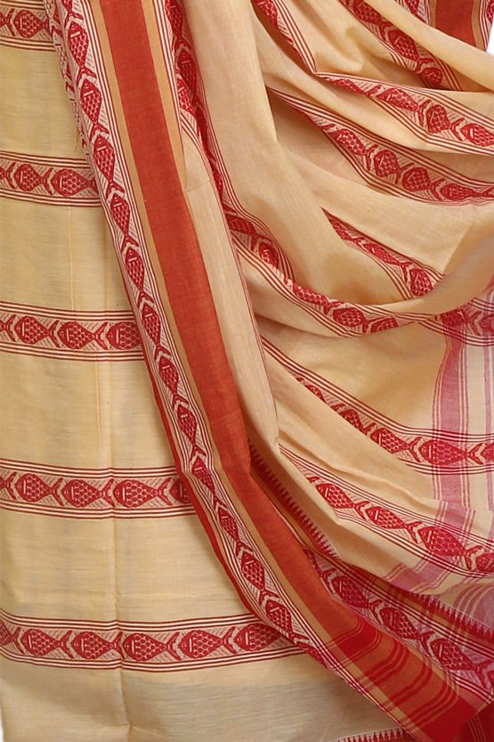 Dhaniakhali Cotton Saree-Thogai Meen