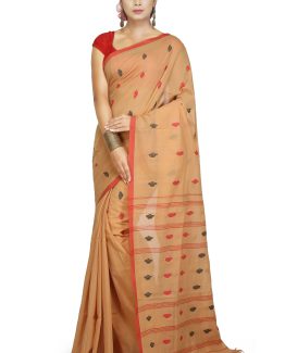 Jacquard Jamdani Saree-Crispy Cookies