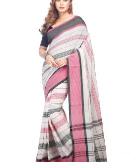 Dhaniakhali Cotton Saree-Neel Aakash