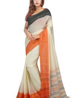 Fulia Cotton Saree-Feather Island